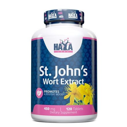 HAYA LABS - St. John's Wort 450 mg / 120 Tabs - Orbáncfű kivonat