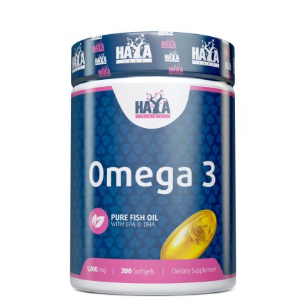 HAYA LABS - Omega 3 1000mg. / 200 lágykapszula