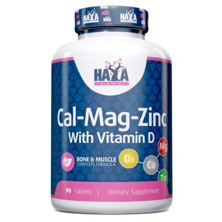 HAYA LABS - Calcium Magnesium & Zinc with Vitamin D / 90 tabletta