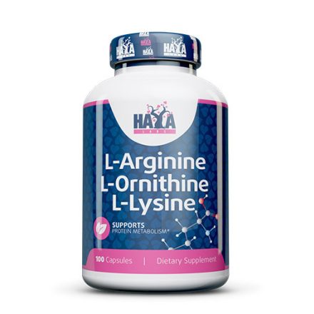 HAYA LABS - L-Arginine L-Ornithine L-Lysine  /100 kapszula