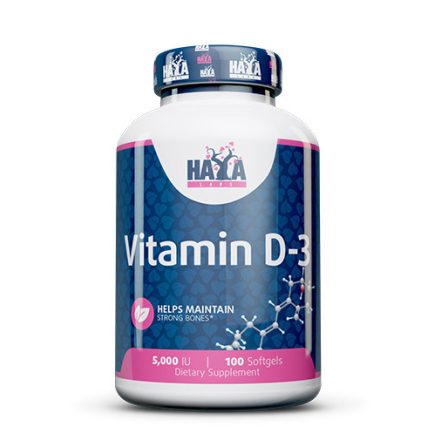 Haya Labs - Vitamin D-3 / 5000 IU / 100 Softgels