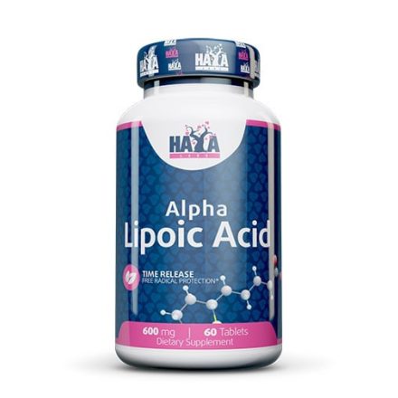 HAYA LABS - Alpha Lipoic Acid /Time Release/ 600 mg. / 60 Tabs - Alfa Liponsav