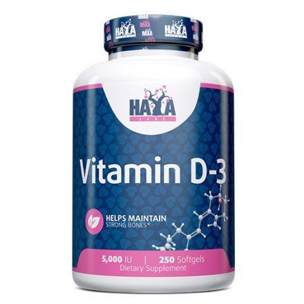 Haya Labs - Vitamin D-3 5000 IU 250 softgels