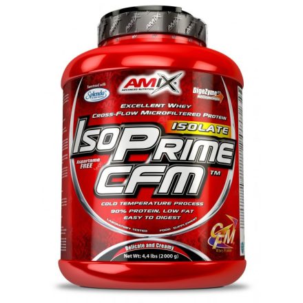 AMIX Nutrition - IsoPrime CFM® Isolate 1000g/2000g - 2000, blue raspberry - Tejsavó Fehérje Izolátum, kékmálna