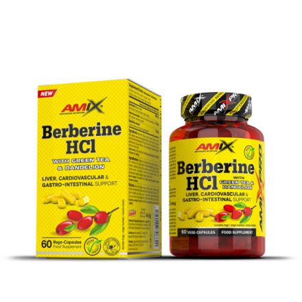 AMIX Nutrition - AmixPro Berberine HCl with GreenTea & Dandelion - BOX 60cps