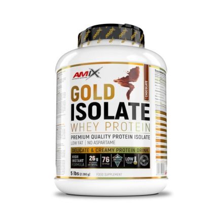 Amix Nutrition - Gold Whey Protein Isolate 2280g - Natural Vanilia - Tejsavó Fehérje Izolátum