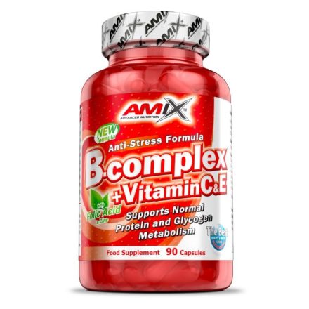 AMIX Nutrition B-Complex with Vitamin C&E (90 tab.) - B-vitamin komplex