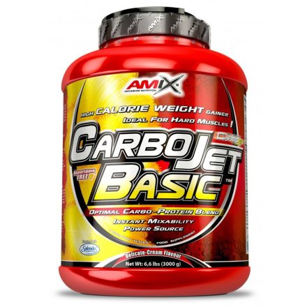 Amix Nutrition - CarboJet™ Basic 3000 g / 6000 g - 3000, eper - Izomtömegnövelő