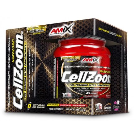 AMIX Nutrition CellZoom® Hardcore Activator (315 g) - Lemon-Lime - Stimuláns edzés előtti készítmény