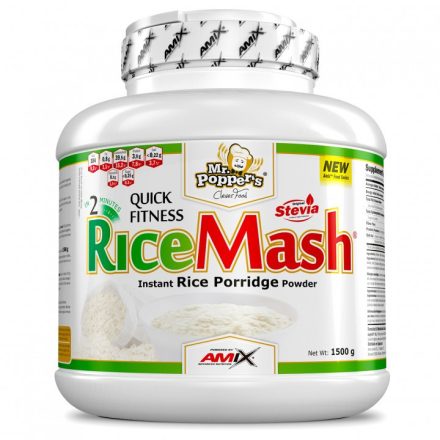 AMIX Nutrition - Mr.Popper's-  RiceMash 1500g Natural Pure - Rizskása