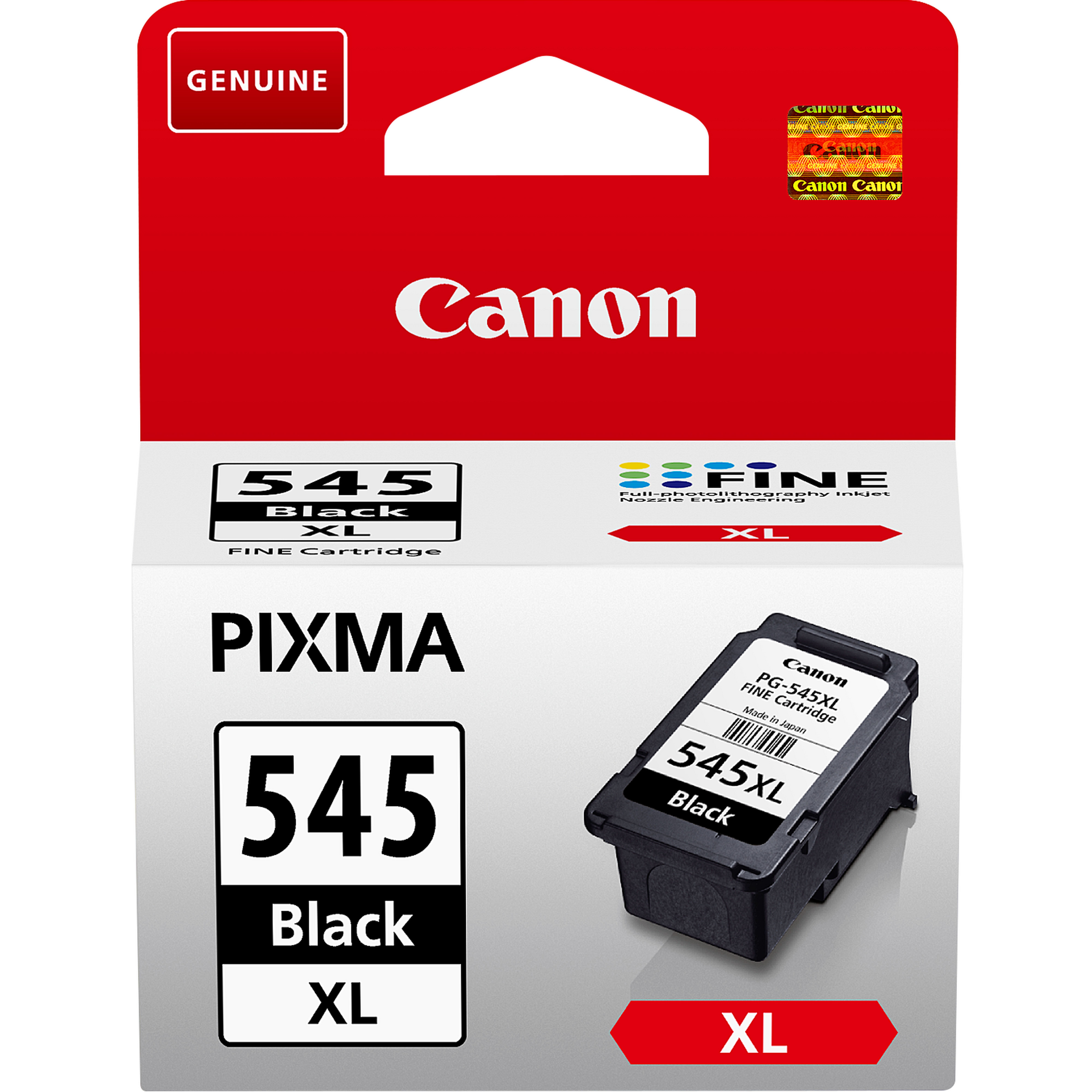 Canon PG-545XL eredeti fekete tintapatron, nagy kapacitású, kb. 400 oldal