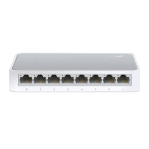 TP-Link TL-SF1008D 8 portos asztali switch, 10/100 Mbps