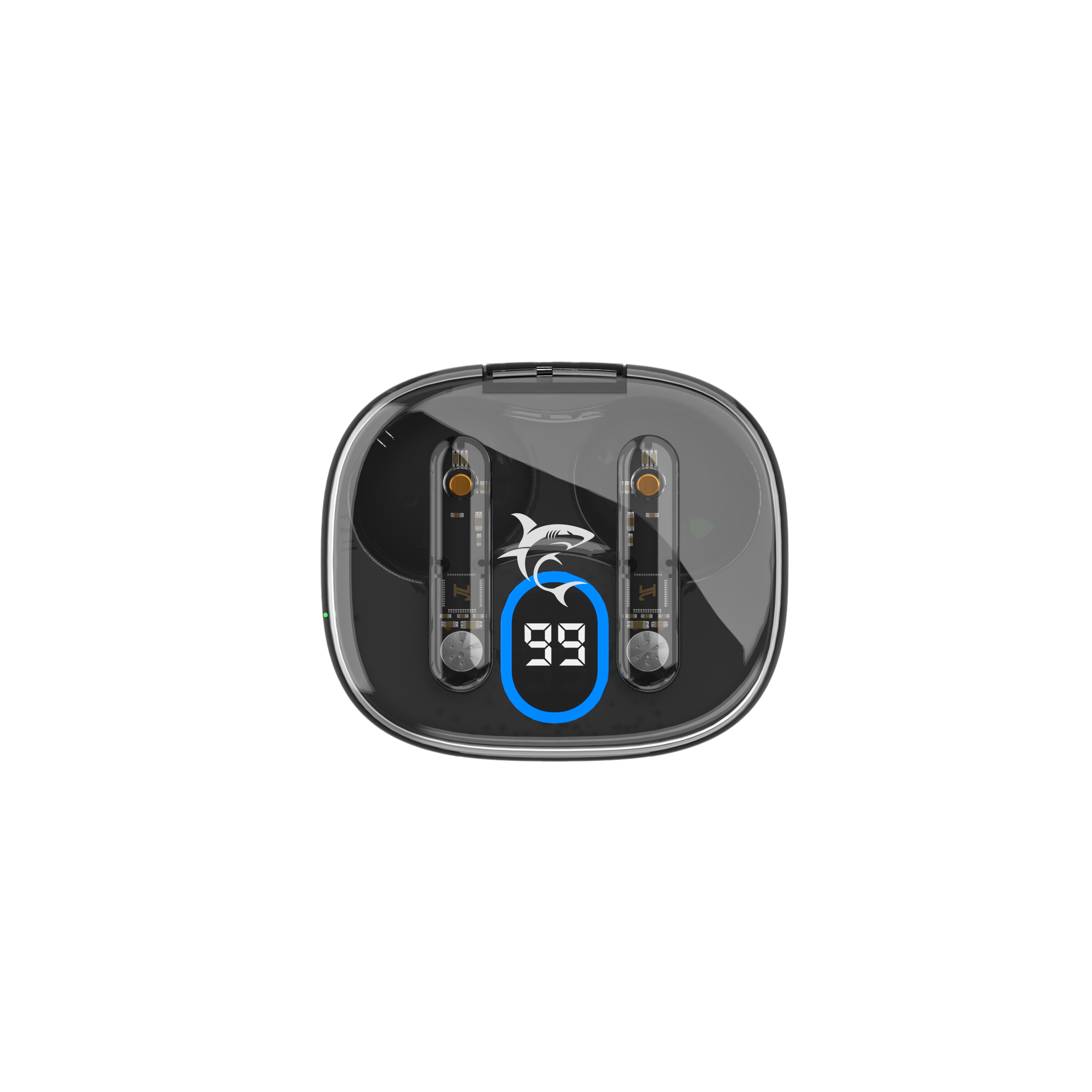 White Shark Hyperbeat TWS bluetooth fülhallgató mikrofonnal, fekete (GEB-TWS37B)