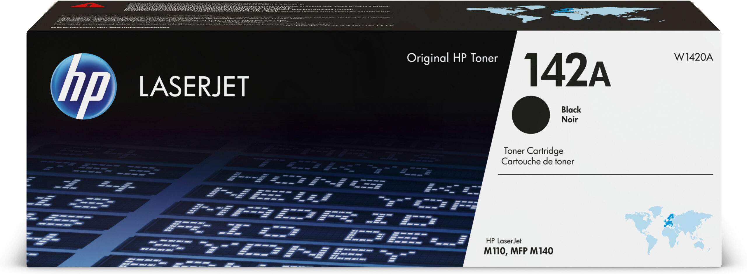 HP 142A (W1420A) fekete toner, eredeti