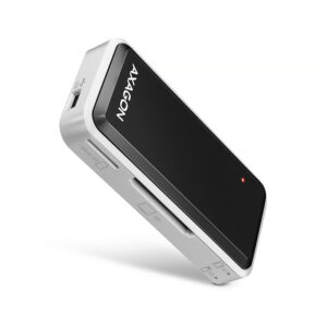 AXAGON CRE-X1 külső USB 2.0 kártyaolvasó, 5 slot, fekete/fehér