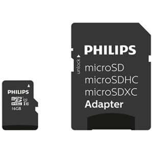 Philips 32 GB microSD kártya, Class 10 UHS-I, adapterrel