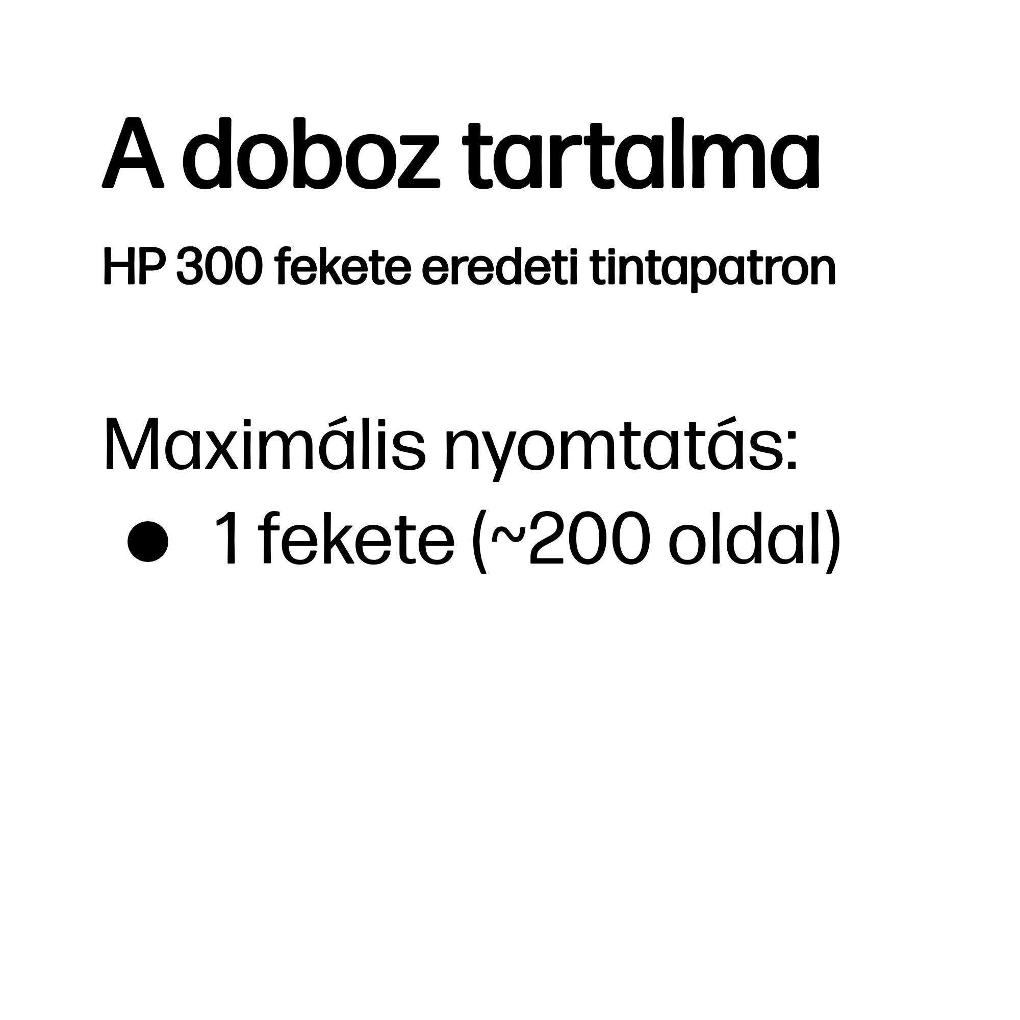 HP 300 eredeti fekete tintapatron (CC640EE), kb. 200 oldal 3