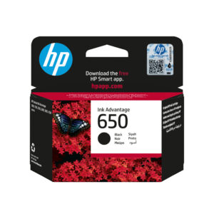 HP 650 eredeti fekete tintapatron (CZ101AE), kb. 360 oldal