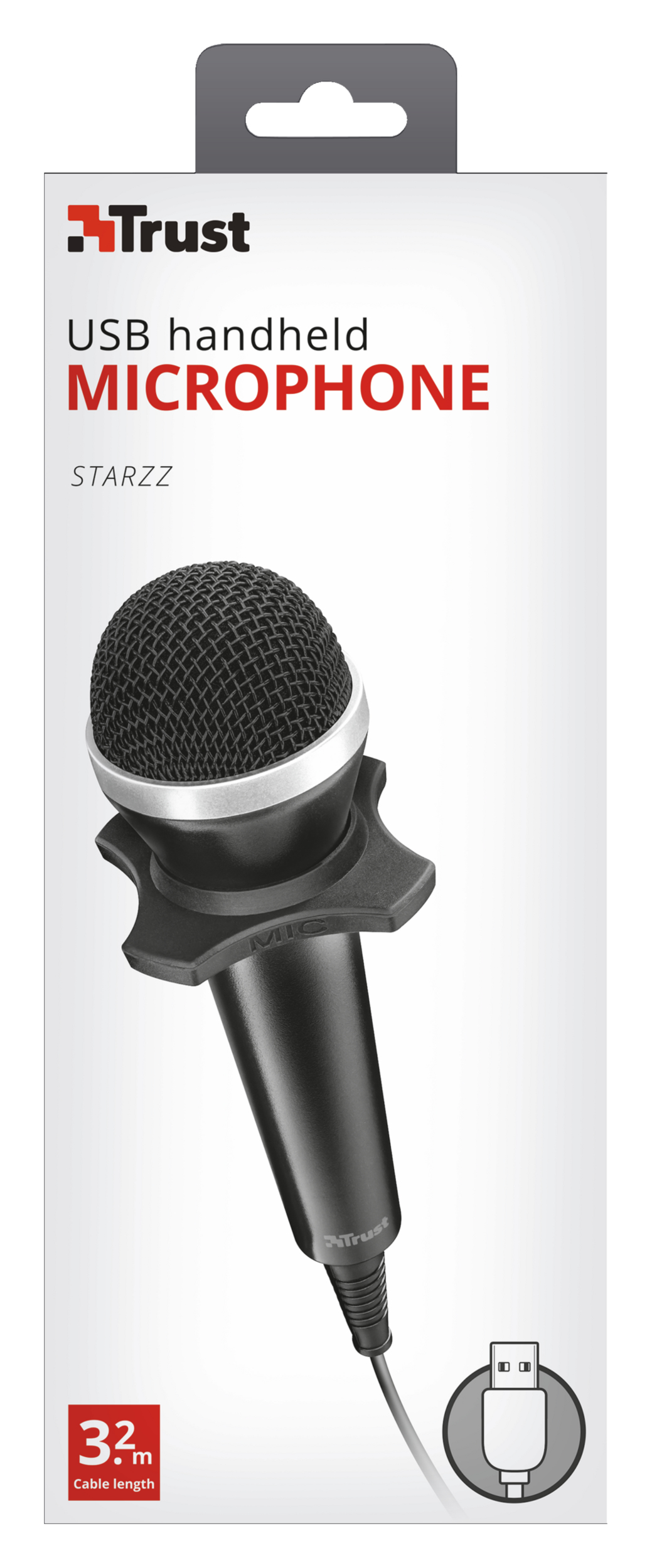 Trust Starzz USB mikrofon, fekete 3