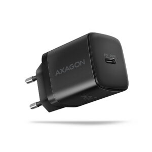 Axagon ACU-PD20 USB-C gyorstöltő, 20 W, fekete