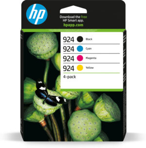 HP 924 tintapatron csomag (CMYK, 4 db, eredeti)