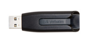 Verbatim V3 64 GB pendrive, USB 3.2, fekete-szürke