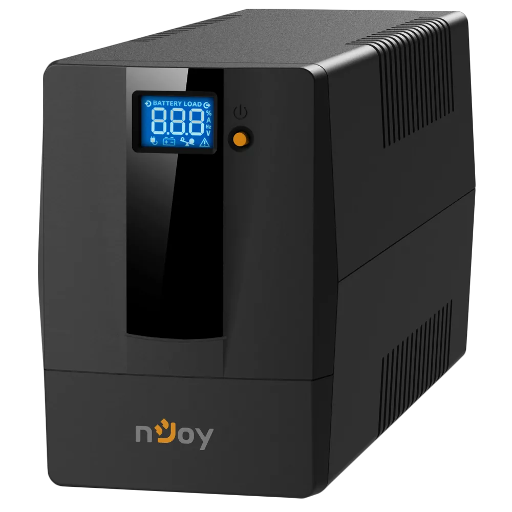 NJOY Horus Plus 600 szünetmentes tápegység, 600VA/360W, AVR, LCD