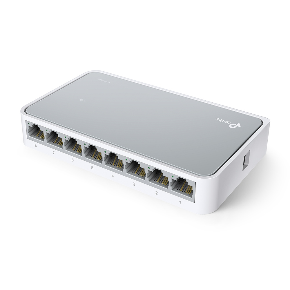 TP-Link TL-SF1008D 8 portos asztali switch, 10/100 Mbps 2