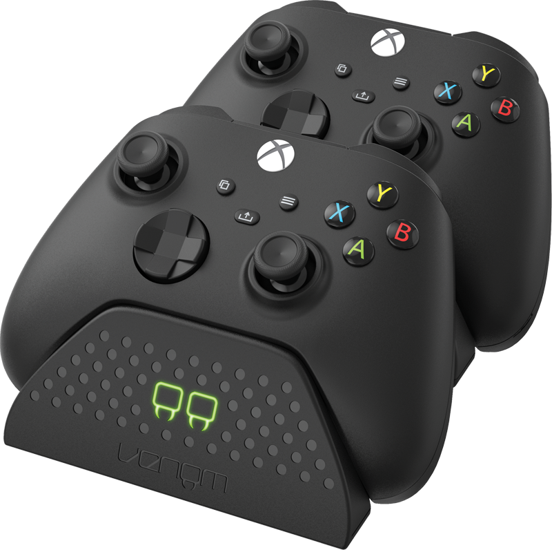 Venom Xbox Series X/S dupla töltőállomás + 2 db akkumulátor, fekete