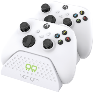 Venom Xbox Series X/S dupla töltőállomás + 2 db akkumulátor, fehér