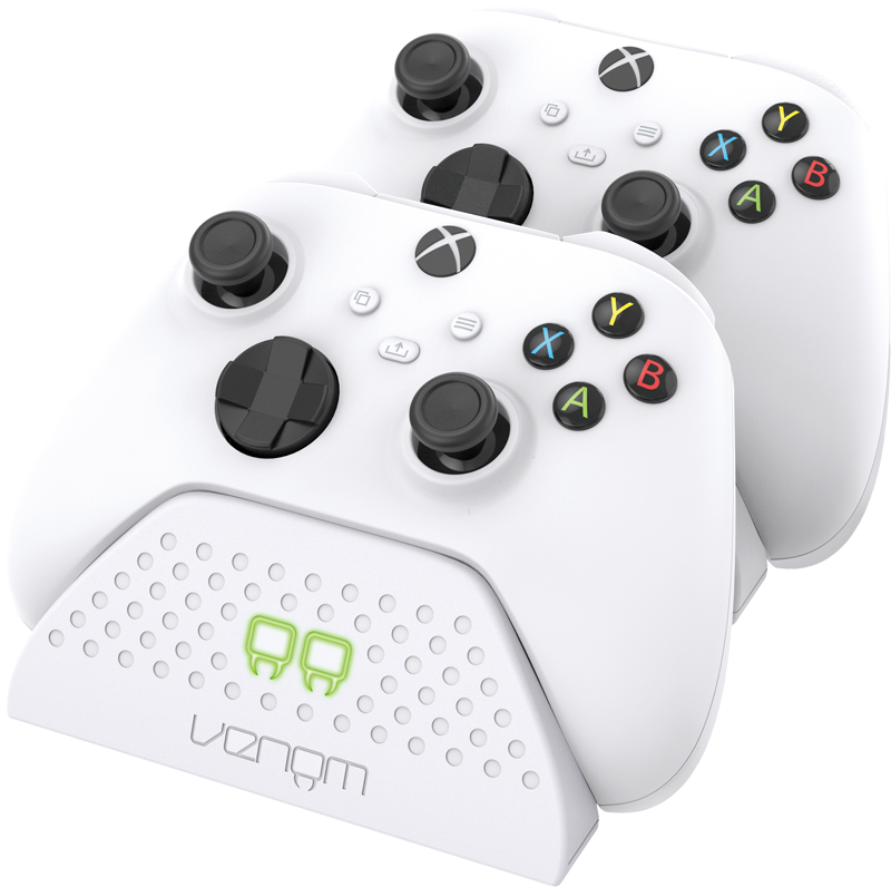 Venom Xbox Series X/S dupla töltőállomás + 2 db akkumulátor, fehér
