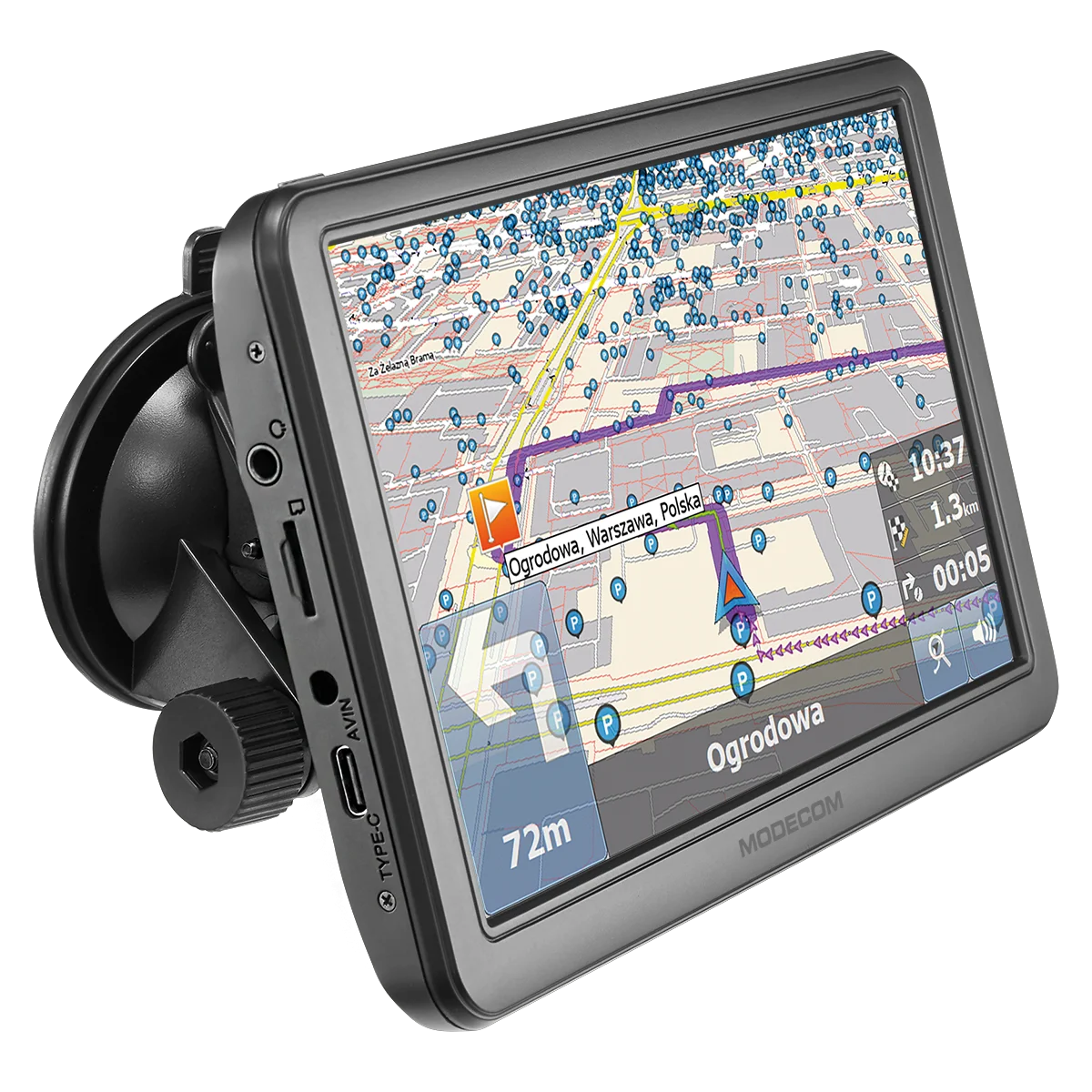 Modecom FreeWAY CX 7.4 GPS navigáció, 7", MapFactor Európa térkép