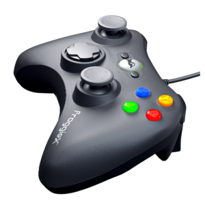 FroggieX vezetékes kontroller Xbox 360-hoz és PC-hez, fekete