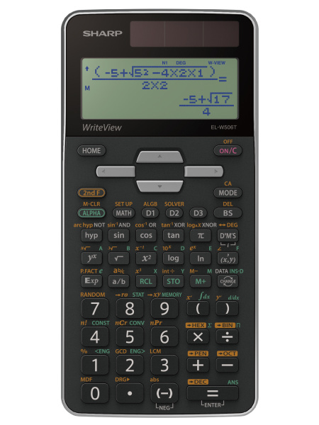 Sharp EL-W506T tudományos számológép, szürke