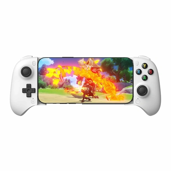 8BitDo Ultimate Mobile, iOS, Android, tvOS, 100-170 mm, Hall Effect, Bluetooth, fehér vezeték nélküli kontroller