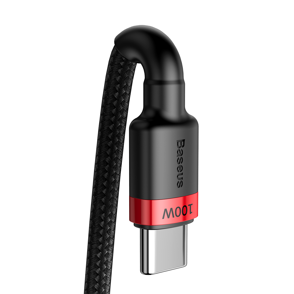 Baseus Cafule USB-C - USB-C kábel, 100 W PD, 2 m, piros-fekete