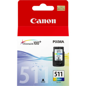 Canon CL-511 eredeti színes tintapatron, kb. 244 oldal