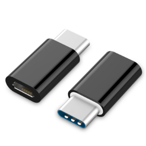 Gembird USB 2.0 Type-C apa - micro USB anya adapter, fekete
