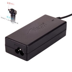 Akyga AK-ND-23 laptop töltő Asushoz, 19 V / 2,1 A, 40 W, 2,5 x 0,7 mm