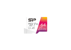 Silicon Power Elite microSDXC kártya, 64 GB, Class 10, adapterrel