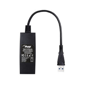 Akyga USB 3.0 - RJ45 gigabites hálózati adapter, 15 cm (AK-AD-31)