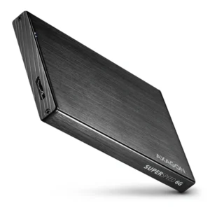 Axagon EE25-XA6 USB 3.0 fekete külső alumínium HDD/SSD ház