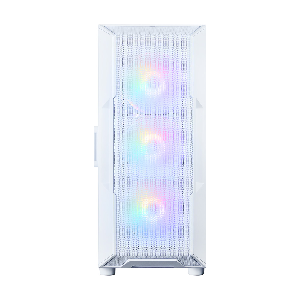 Zalman i3 Neo V2 ATX számítógépház, edzett üveg, 4 RGB ventilátor, fehér - Image 3
