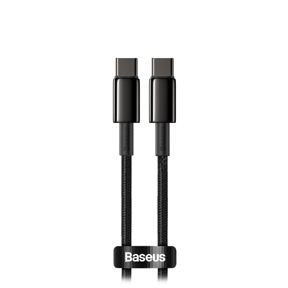 Baseus Tungsten Gold USB-C - USB-C töltőkábel, 100 W, 1 m, fekete