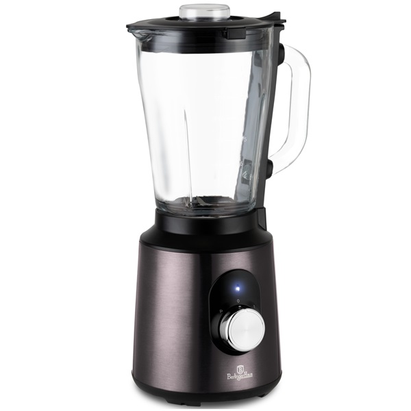 Berlinger Haus BH/9697 Metallic Line Carbon Edition 1,5 L mércés edzett üvegkancsóval carbon pro turmixgép