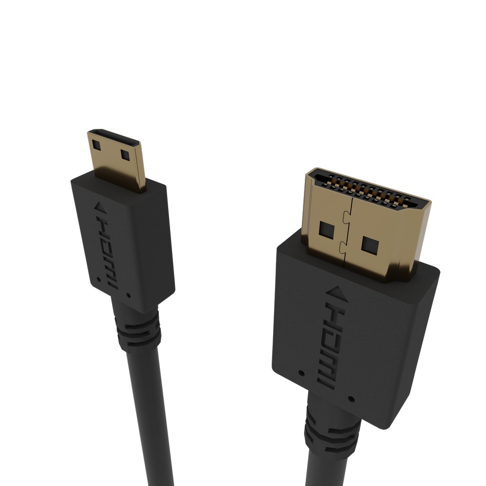 Gembird HDMI - mini HDMI kábel, 4K 60 Hz, 1,8 m, fekete