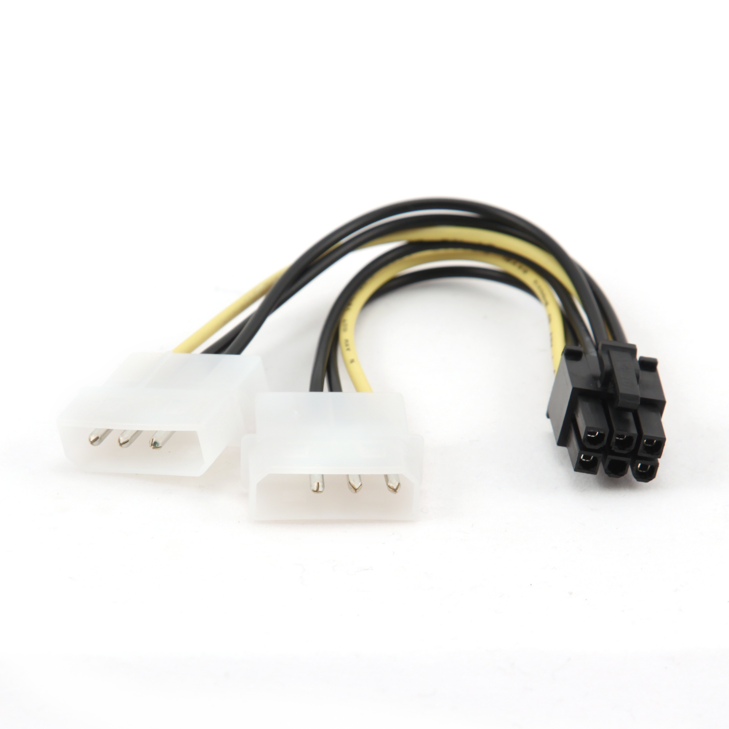 Gembird CC-PSU-6 PCI Express 6 pin tápkábel átalakító, 2 x Molex, 15 cm