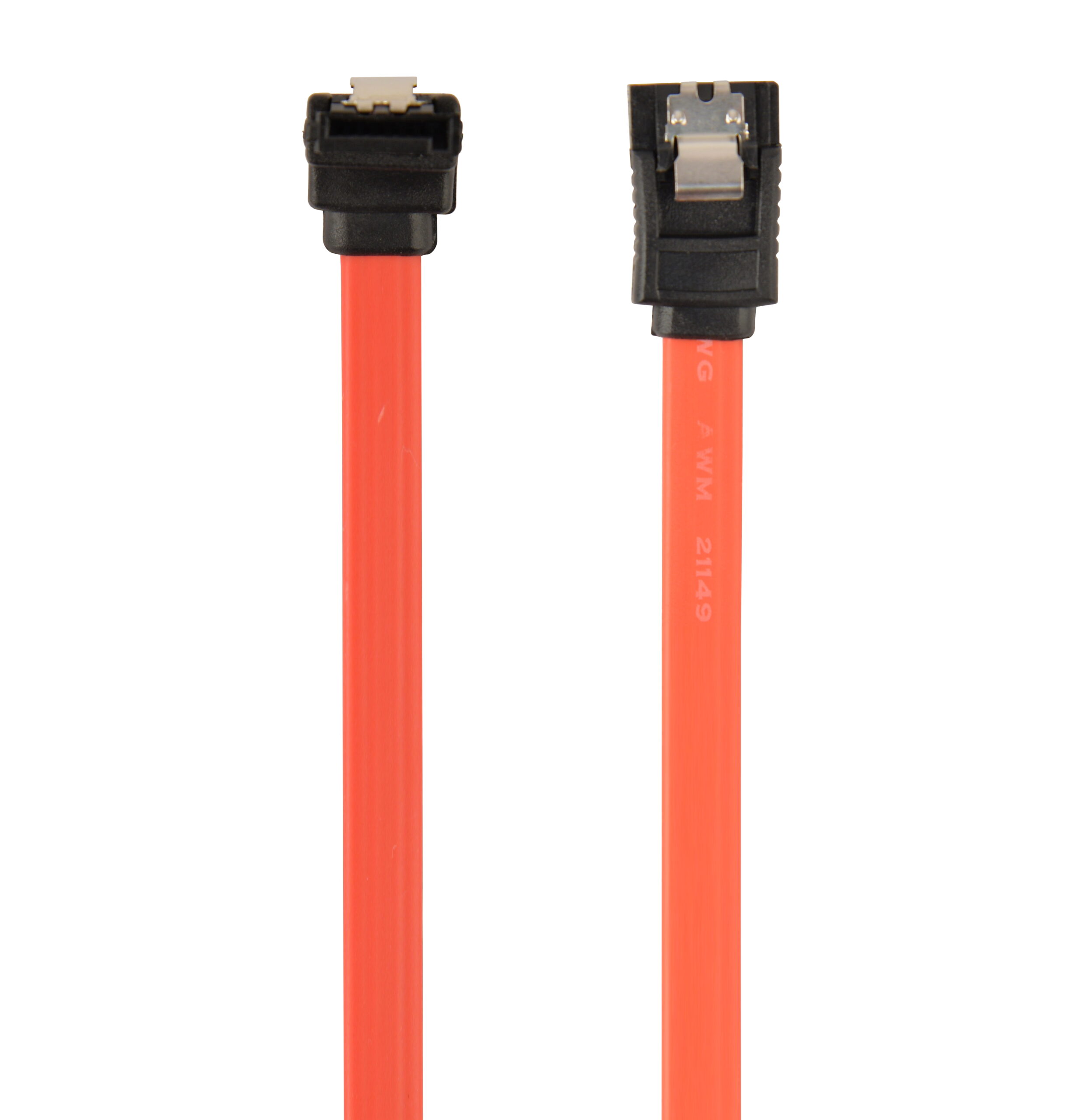 Cablexpert SATA III adatkábel, 30 cm, 90 fokos csatlakozó, fém zár
