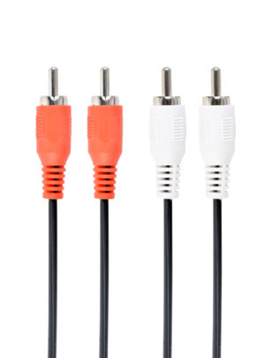 Gembird RCA sztereó audio kábel, 2x RCA - 2x RCA, 1,8 m
