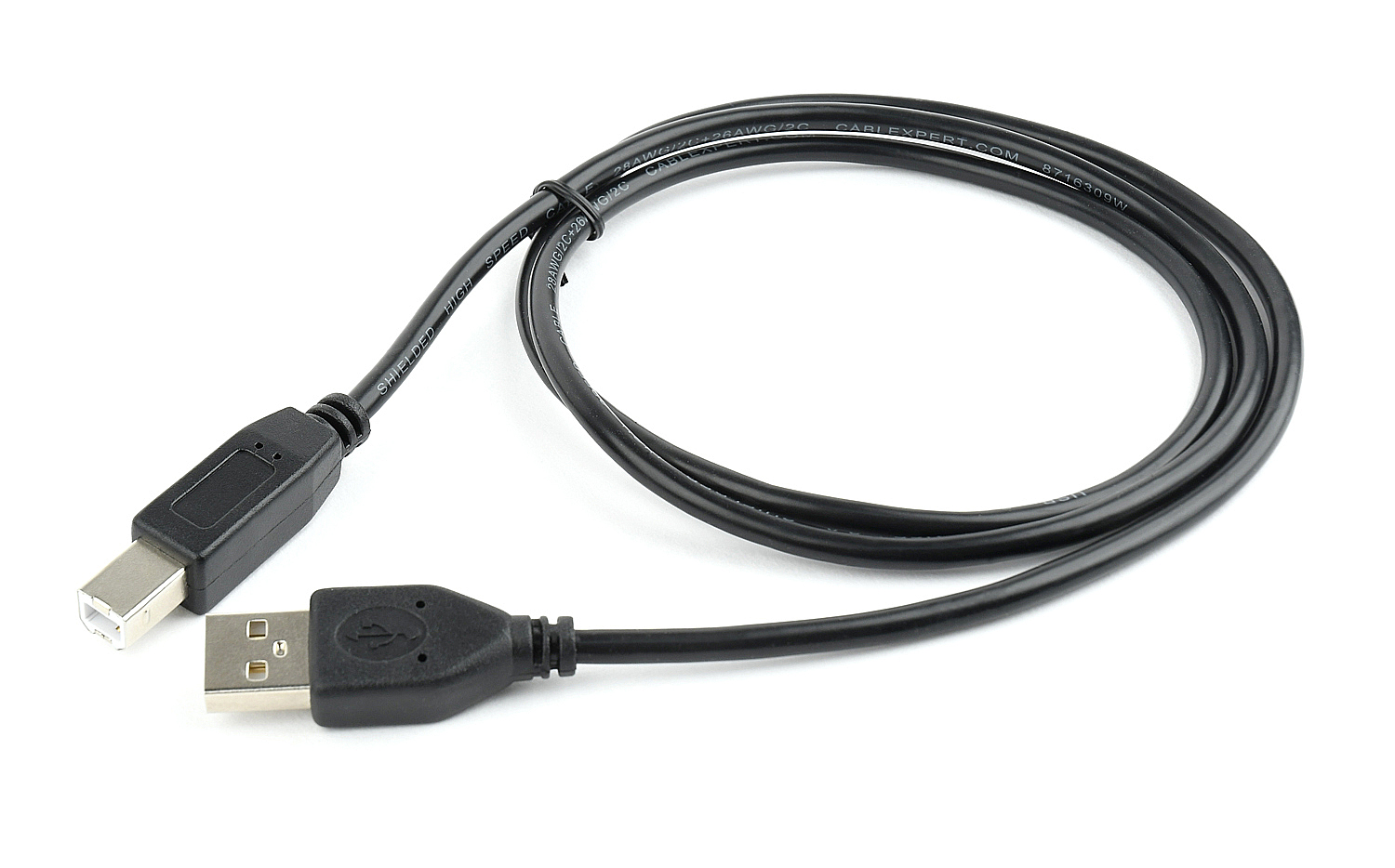 Gembird USB 2.0 A-B kábel, 1 m, fekete